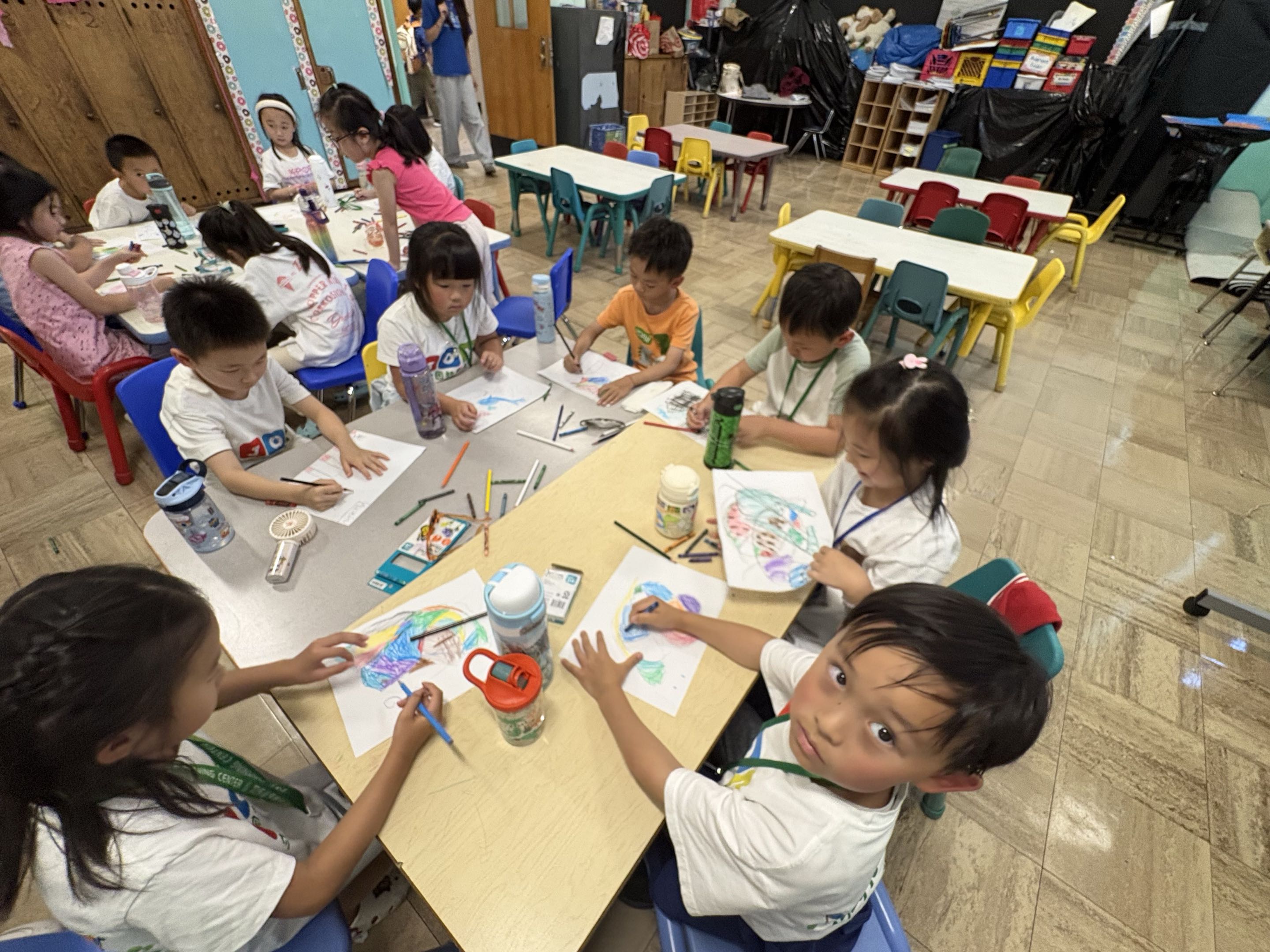 Picture of kids drawing